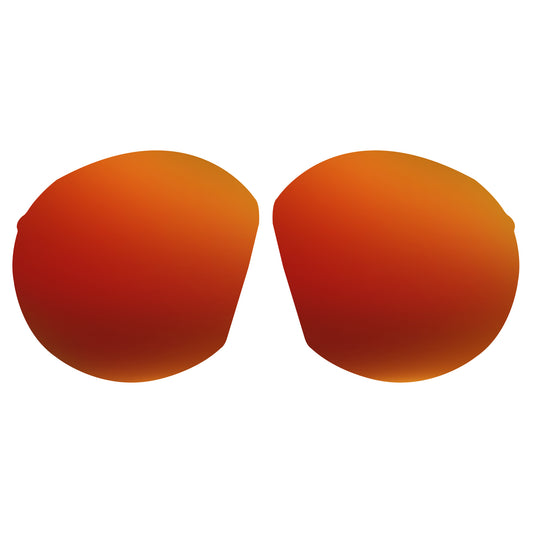 Oakley Meta HSTN 00W8002 Pro Replacement Lenses by Funreplace Red Mirrored Polarized