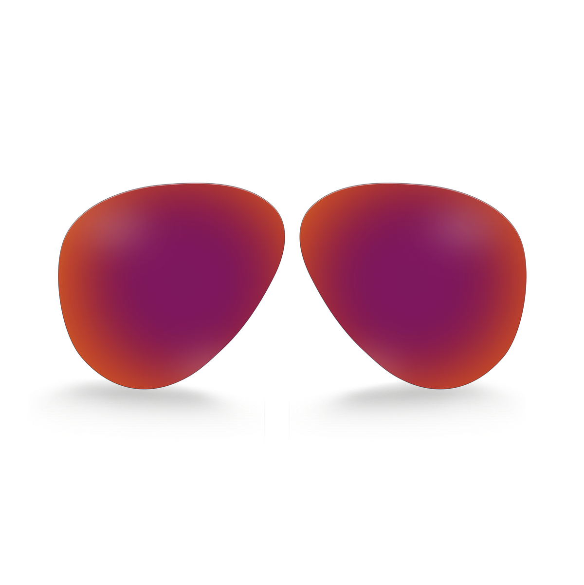 Ray-Ban Aviator RB3025 55mm Replacement Lenses by FunReplace