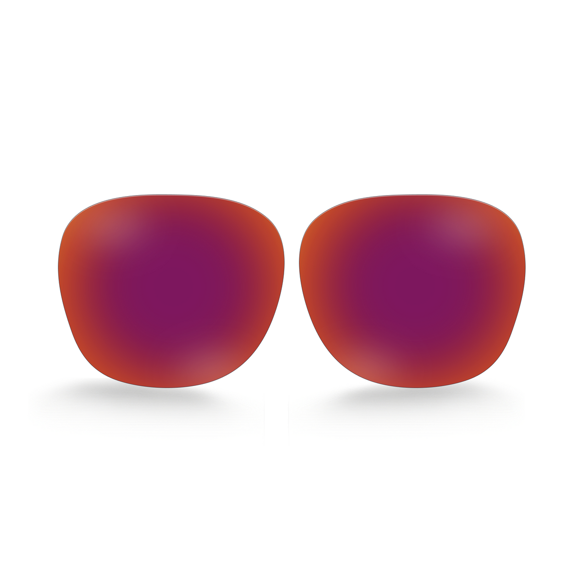 Ray-Ban Clubmaster RB3716 51mm Replacement Lenses by FunReplace