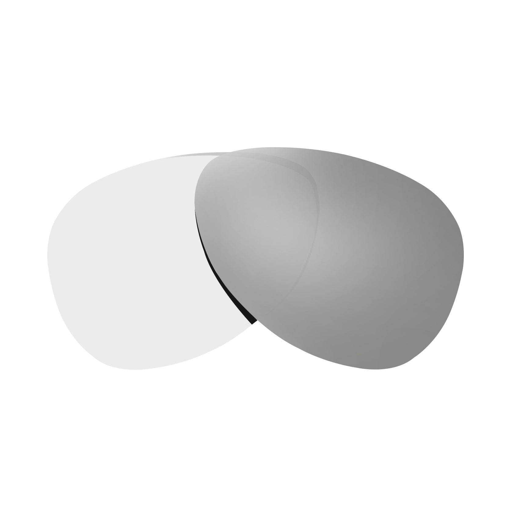 Oakley Top Knot OO9434 replacement lenses by funreplace Light Grey photochromic