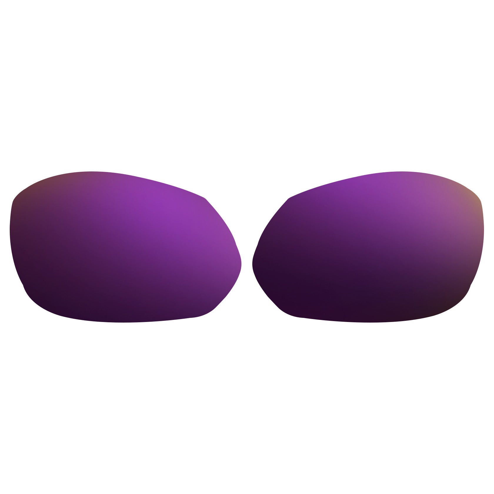 Oakley X-Metal Juliet Pro Replacement Lenses by Funreplace Purple Mirrored Polarized