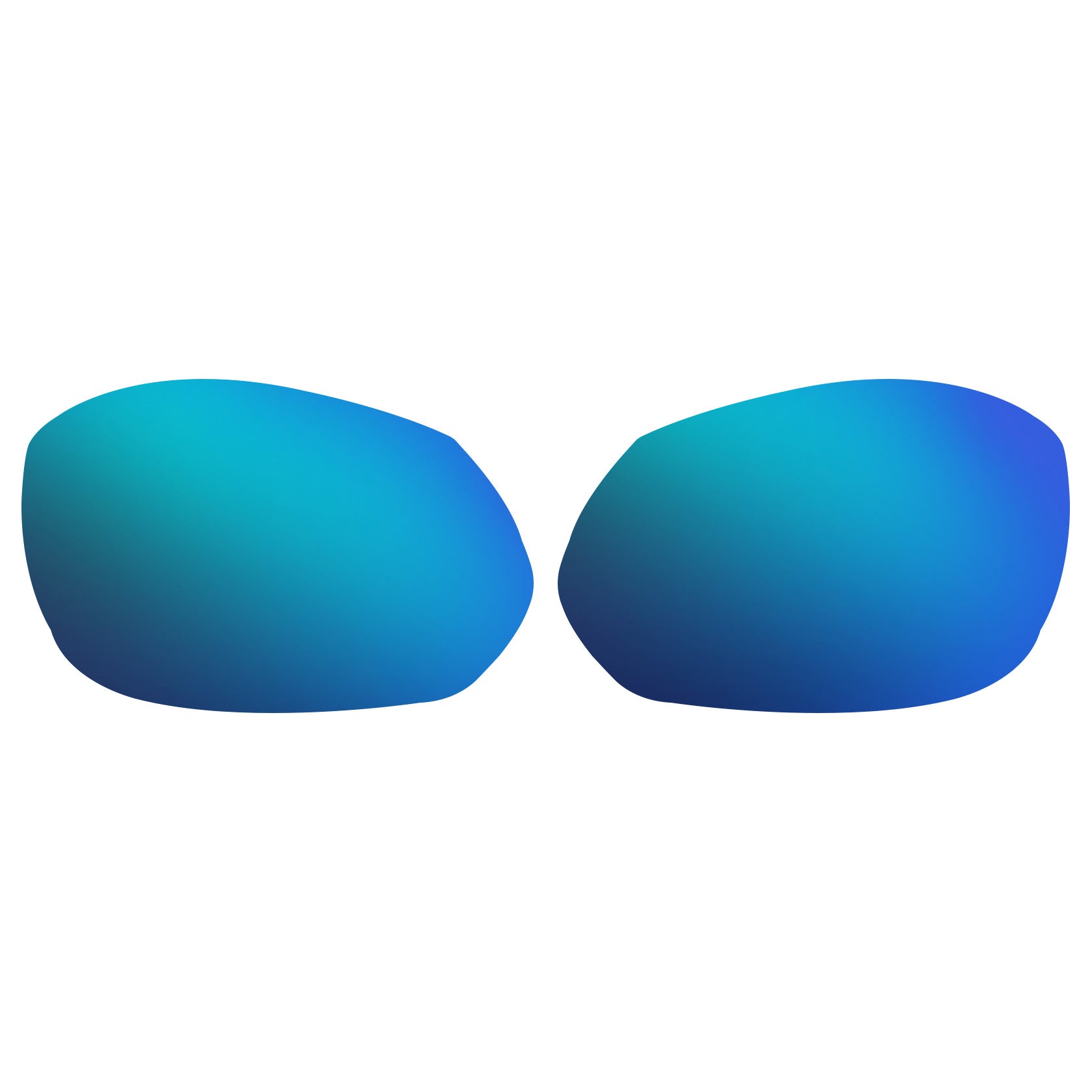 Oakley X-Metal Juliet Pro Replacement Lenses by Funreplace Ice Blue Mirrored Polarized
