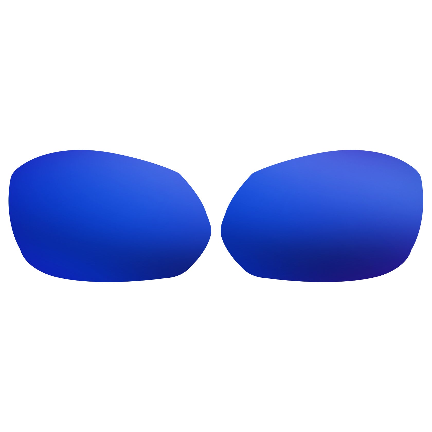 Oakley X-Metal Juliet Pro Replacement Lenses by Funreplace Blue Mirrored Polarized